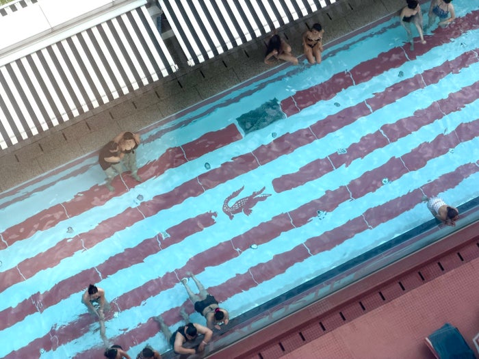 Mondrian Seoul Itaewan pool from above