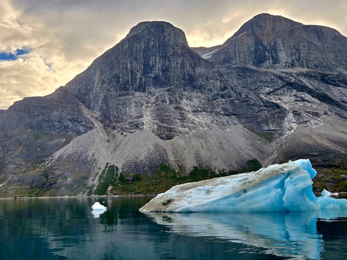 Nuuk Greenland Iceberg Nuuk Greenland Iceberg and Mountain