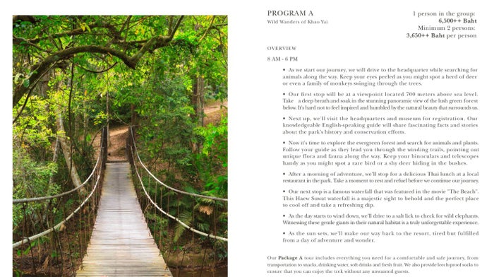 Safari Info for InterContinental Khao Yai Safari Info for InterContinental Khao Yai