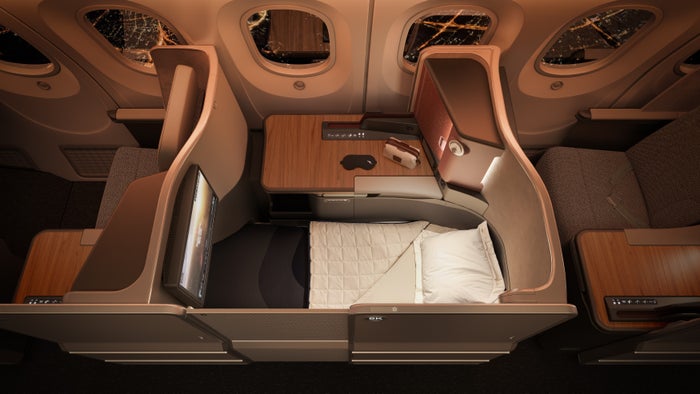 Qantas 787 Business Suite Flat