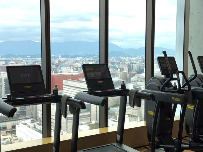 Ritz Carlton Fukuoka gym view