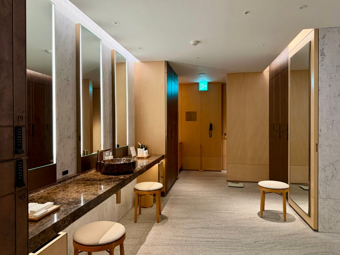 Ritz Carlton Fukuoka spa changing room