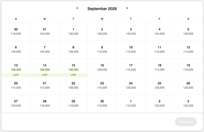 Ritz Carlton Turks and Caicos award calendar
