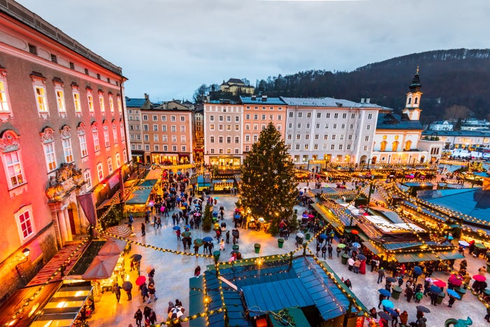 Salzburg Austria Christkindlmarkt Christmas Market