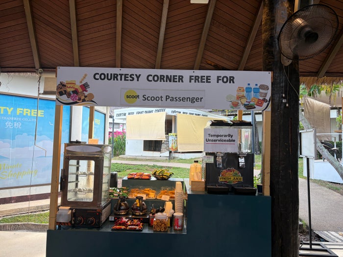 Scoot Courtesy Corner Samui Airport USM Scoot Courtesy Corner Samui Airport USM