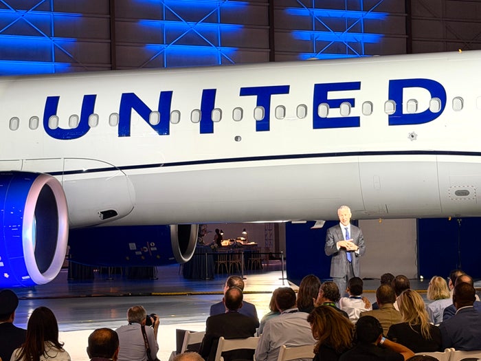 Scott Kirby at United Airbus A321XLR event
