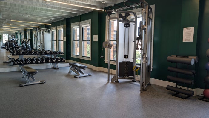 St. Anthony Hotel San Antonio amenities fitness center weights