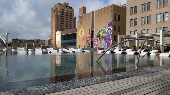 St. Anthony Hotel San Antonio amenities rooftop pool