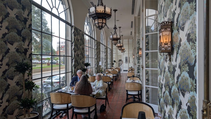 St. Anthony Hotel San Antonio food and beverages Gallery On the Park