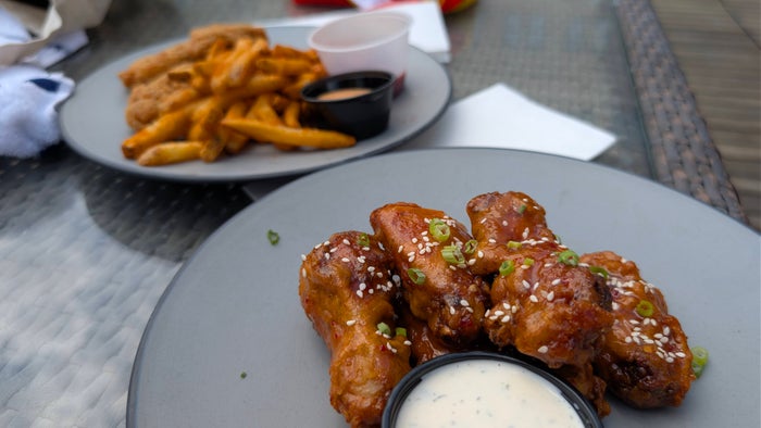 St. Anthony Hotel San Antonio food and beverages rooftop pool wings
