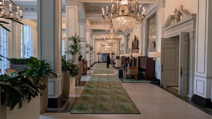 St. Anthony Hotel San Antonio lobby hallway