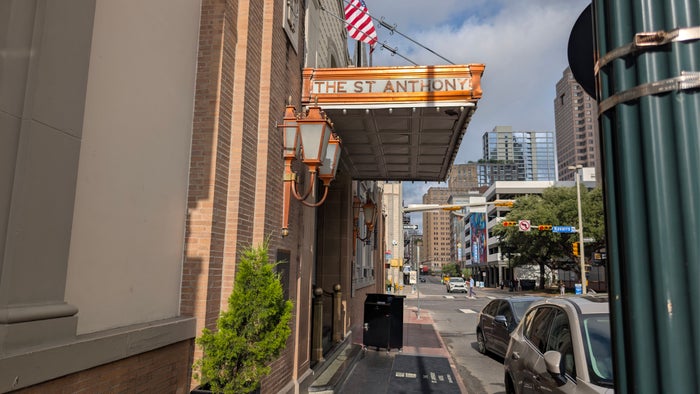 St. Anthony Hotel San Antonio valet entrance