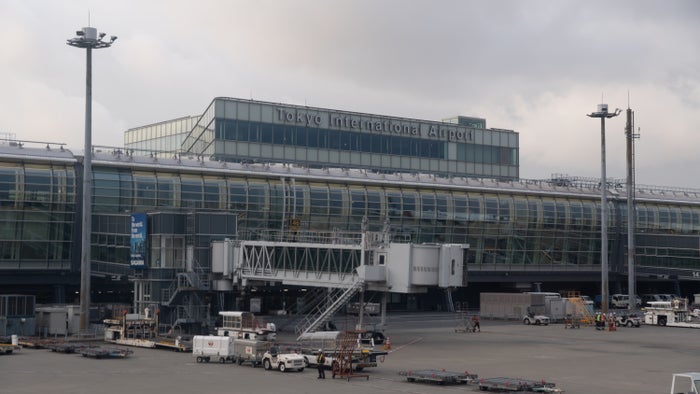 Tokyo Haneda Airport sign