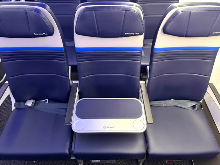 United Airbus A321XLR Economy Plus blocked middle seat United Airbus A321XLR Economy Plus blocked middle seat