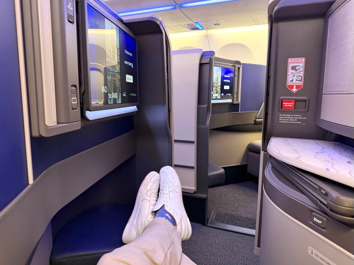 United Airbus A321XLR Polaris foot rest United Airbus A321XLR Polaris foot rest
