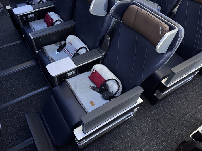 AA 777 300ER DFW JFK premium economy seat