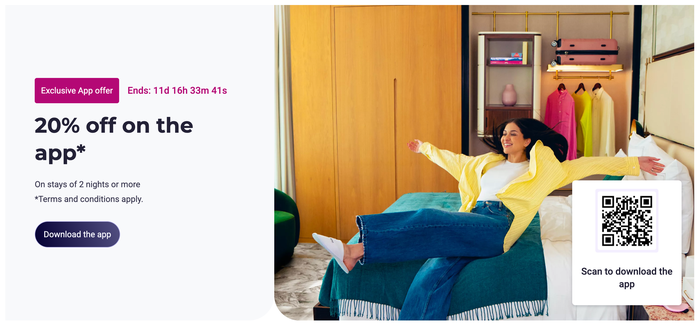 Accor mobile app promotion September 2026