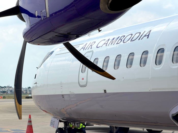 Air Cambodia ATR at Ho Chi Minh City Airport