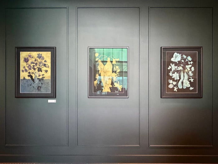 Amsterdam Amex Centurion Lounge art feature wall