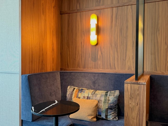 Amsterdam Amex Centurion Lounge cafe seating