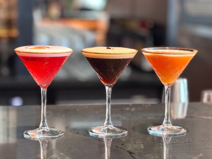 Amsterdam Amex Centurion Lounge cocktails