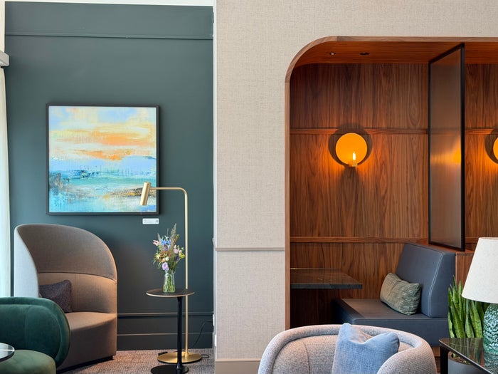 Amsterdam Amex Centurion Lounge living area shot