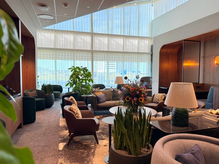 Amsterdam Amex Centurion Lounge living room area
