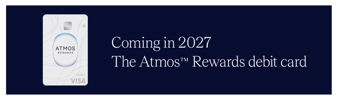 Atmos™ Rewards debit card screenshot Atmos™ Rewards debit card screenshot