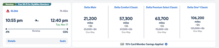 Delta Skymiles business class Delta One Delta Skymiles business class Delta One