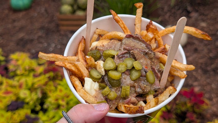 EPCOT International Food & Wine Festival Canada poutine EPCOT International Food & Wine Festival Canada poutine