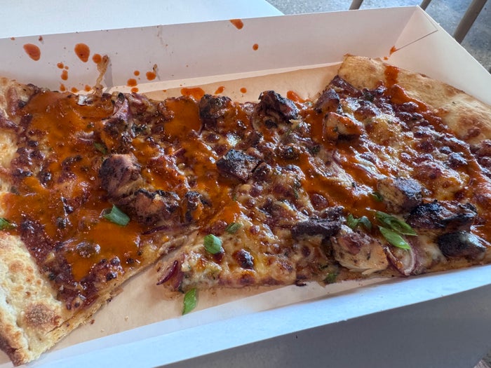 EPCOT International Food & Wine Festival Connections Cafe chicken braii pizza