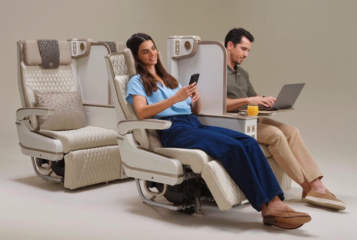 Emirates Privacy Divider Passenger Premium Economy Emirates Privacy Divider Passenger Premium Economy