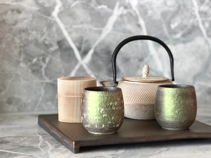 Fairmont Tokyo bedroom tea making kit