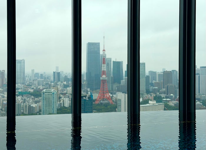 Fairmont Tokyo inside pool view