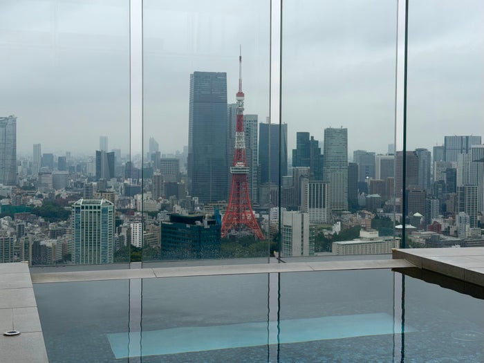 Fairmont Tokyo outside pool view Fairmont Tokyo outside pool view