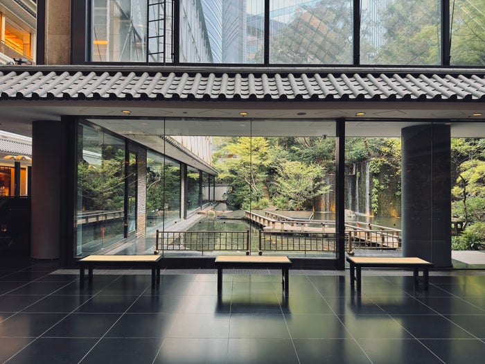 Gajoen Tokyo view of garden
