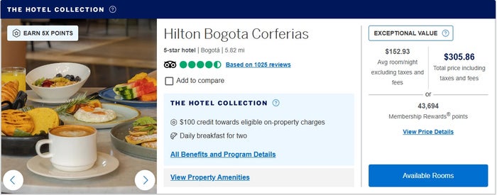 Hilton Bogota Book With THC