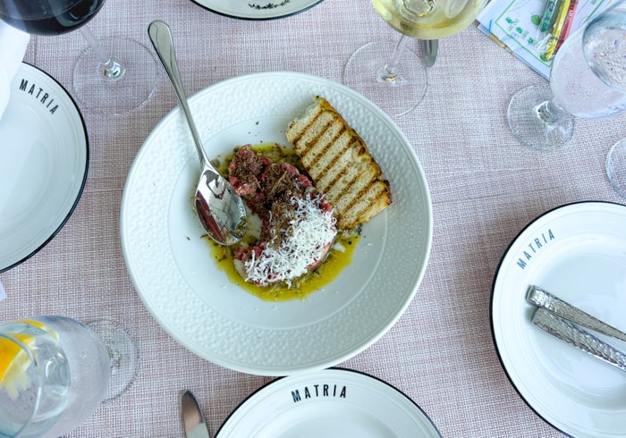 InterContinental Boston by IHG Matria steak tartare Image Credit Chris Hassan