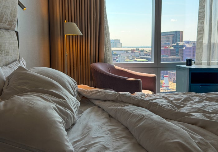 InterContinental Boston by IHG bed view Image Credit Chris Hassan