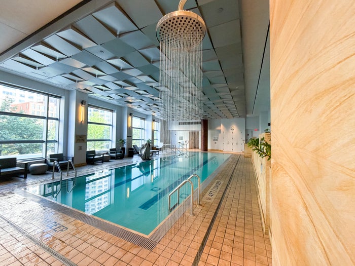 InterContinental Boston by IHG pool shower Image Credit Chris Hassan