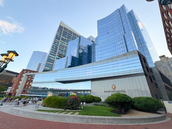 InterContinental Boston by IHG view at dusk Image Credit Chris Hassan