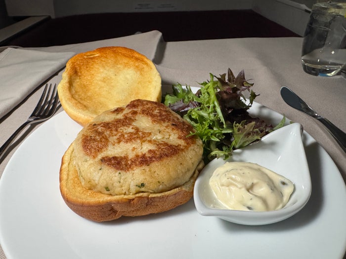 JL First Class crab burger