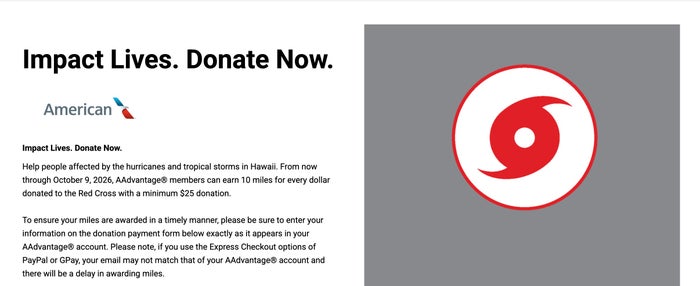 Red Cross Earthquake Donation