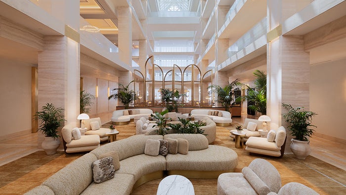Regent Santa Monica Beach Lobby Regent Santa Monica Beach Lobby