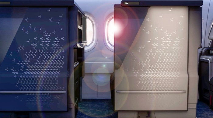 Render of Singapore Airlines' new A350 business class