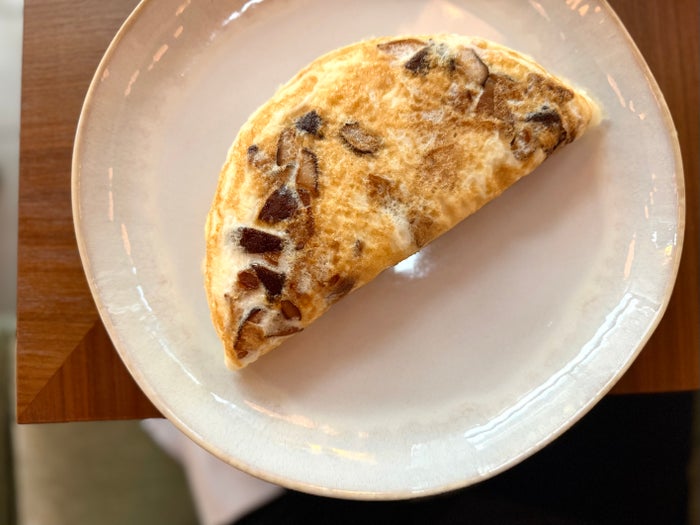 Six Senses London Whiteleys Kitchen breakfast omelet