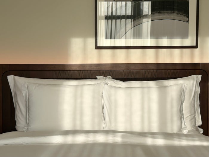 Six Senses London bedroom bed
