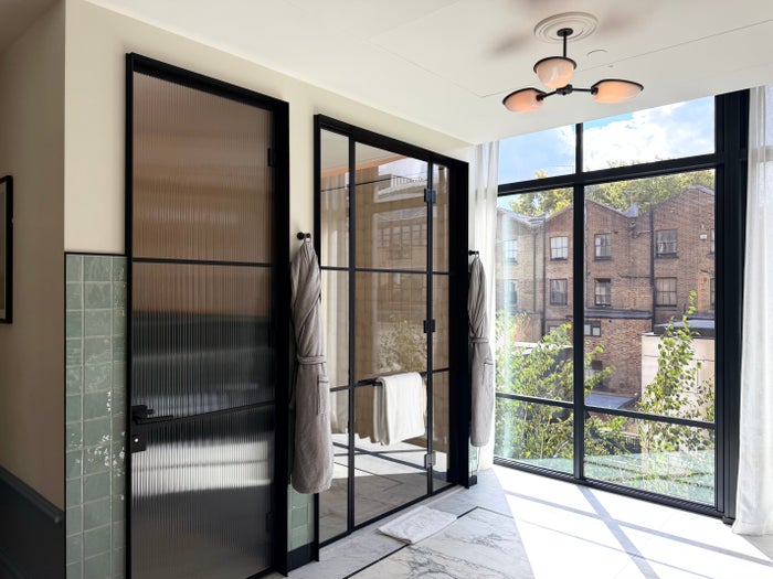 Six Senses London bedroom shower