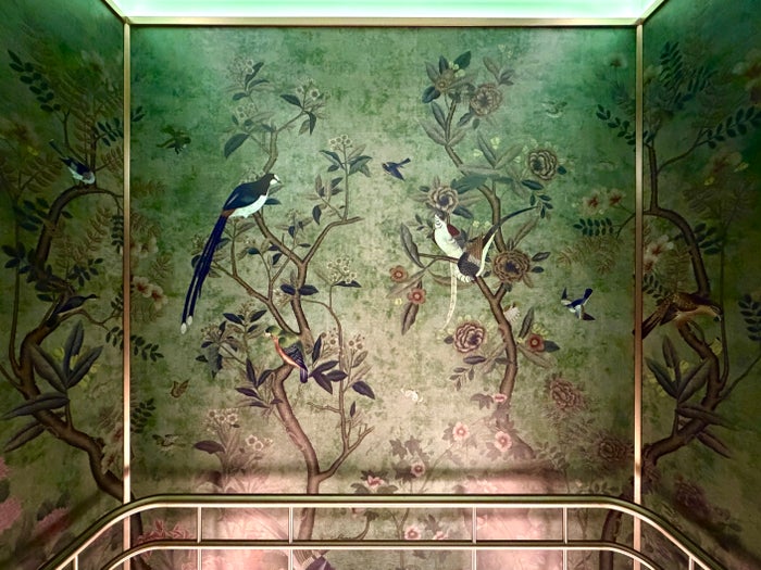 Six Senses London elevator decor Six Senses London elevator decor