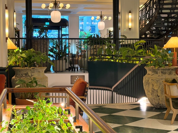 Six Senses London entrance plants